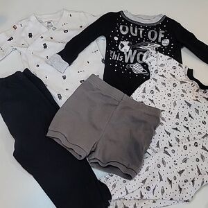 5/$30 Pajama Bundle 1 Set 1 Top 1 Bodysuit 1 Pants 1 Shorts